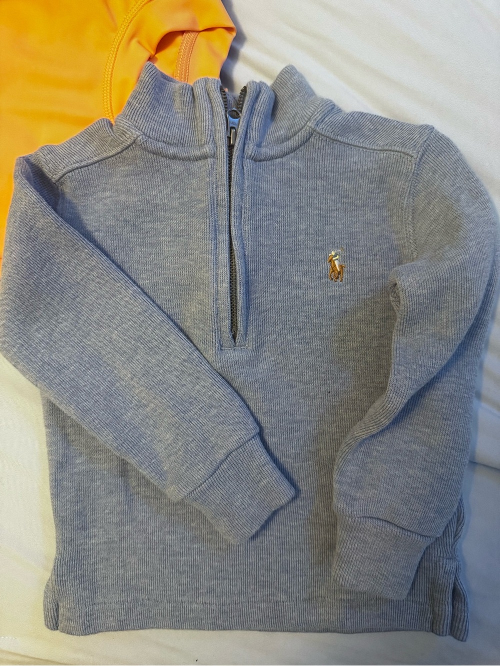 Boys polo 1/4 zip